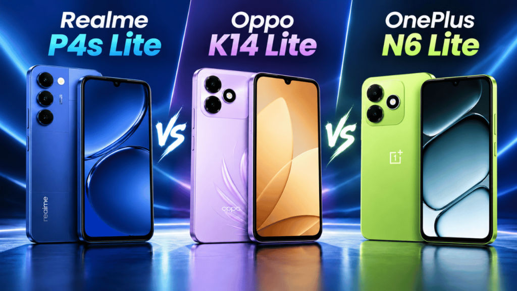 Realme P4s Lite vs Oppo K14 Lite vs OnePlus N6 Lite-1