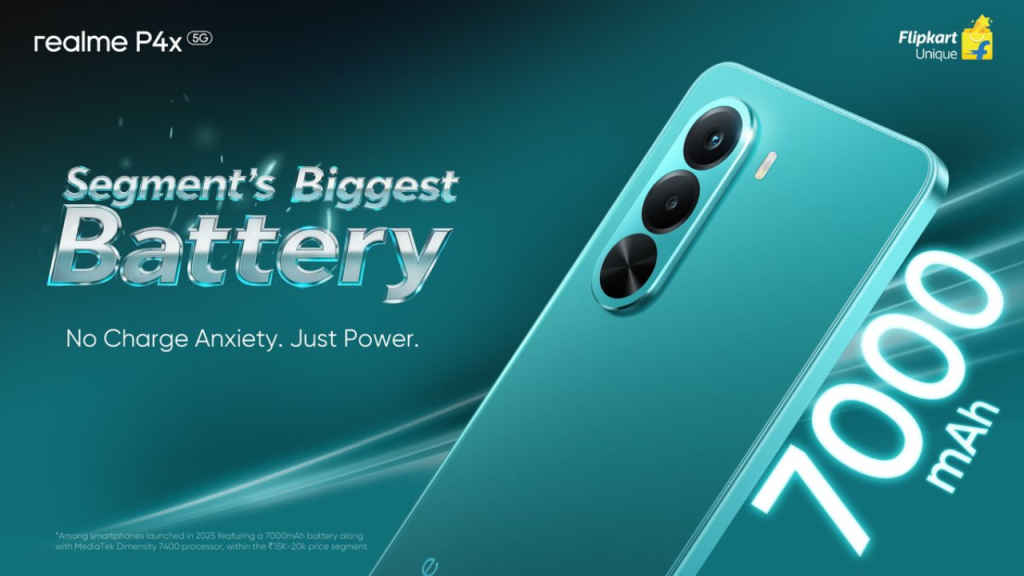 Realme P4x 5G with 7000mAh Battery Launched in India Price Features specs