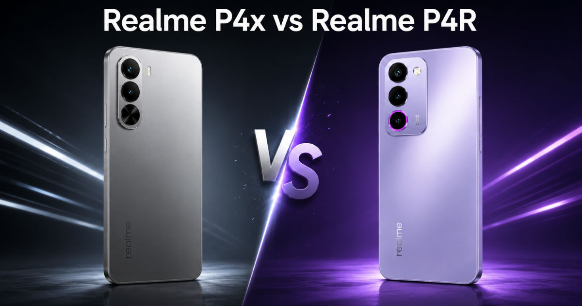 Realme P4x बनाम Realme P4R 5G: दो सस्ते फोन्स के डिजाइन, कैमरा, बैटरी, प्राइस और अन्य की तुलना