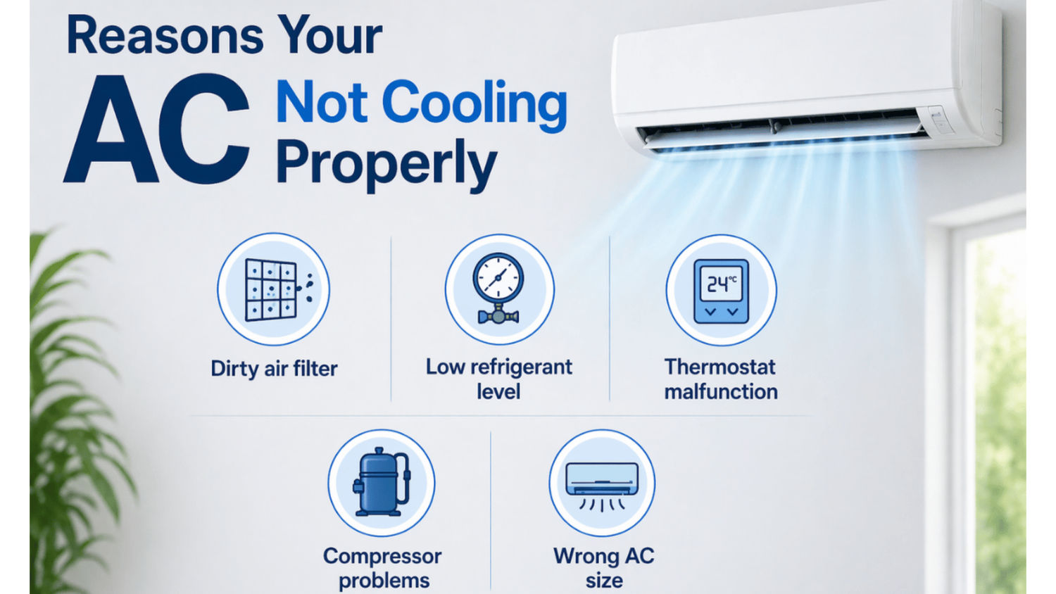 AC not cooling like before? Here are the most common reasons and quick ...