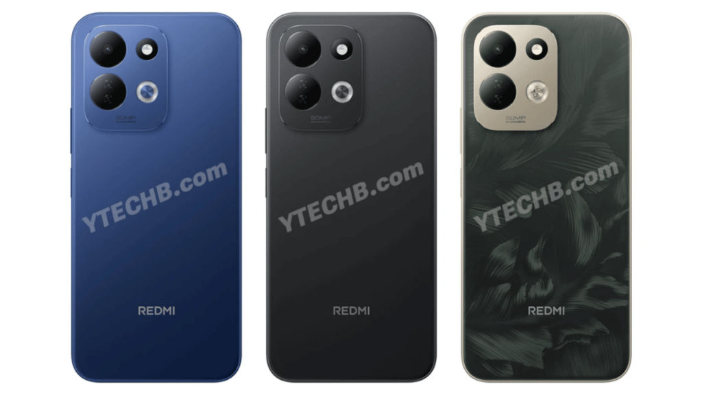 Redmi 17 4G Color options (Expected)