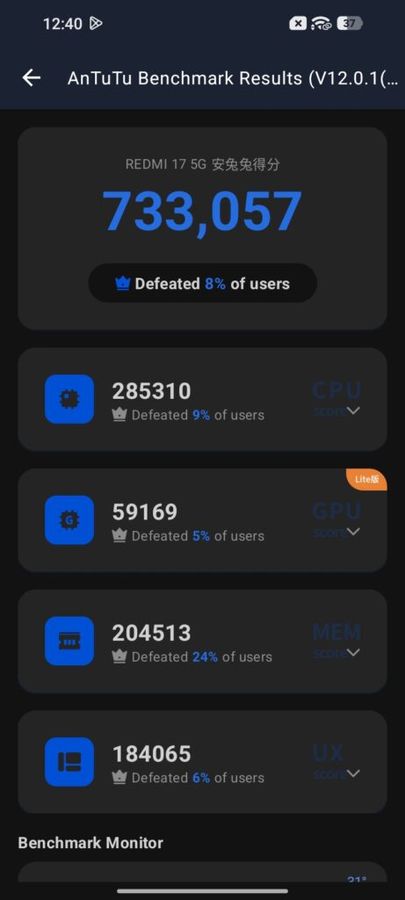 Redmi 17 performance 1