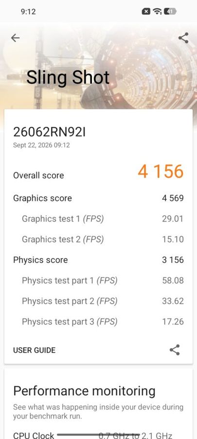 Redmi 17 performance 8