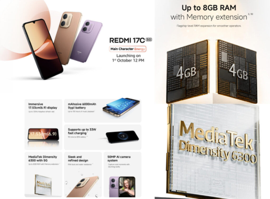 Redmi 17C FEATURES