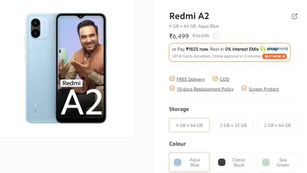 Redmi A2 huge discount