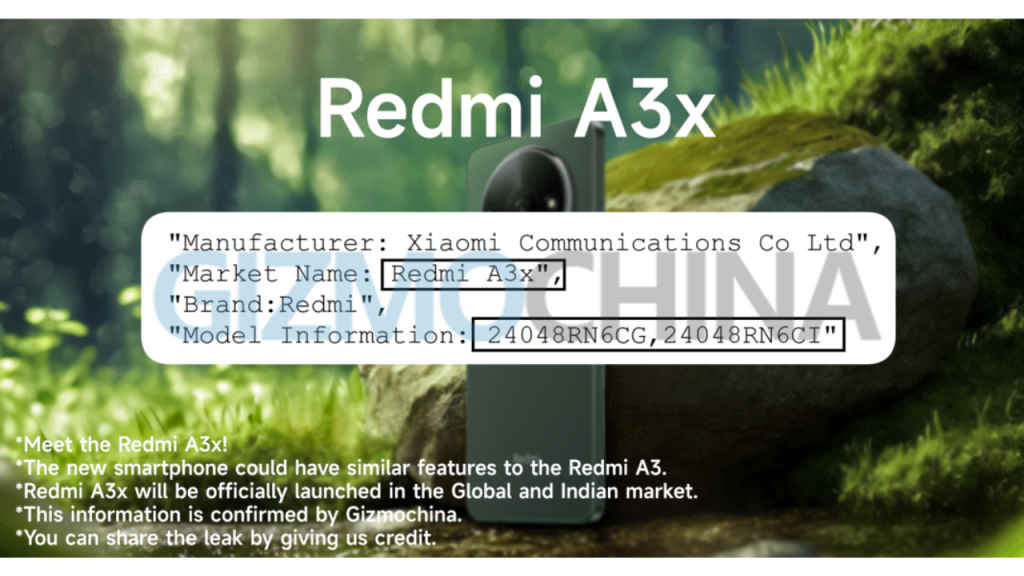 Redmi A3x could launch in India soon: Here's what to expect
