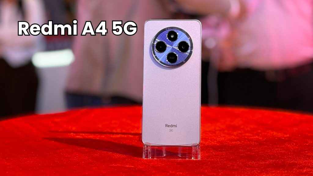 Snapdragon 4 Gen 2 সহ Redmi A4 5G ভারতে ঘোষণা করা হয়েছে