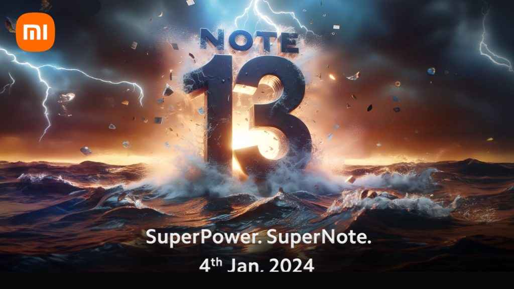 Upcoming smartphone Redmi Note 13 Series in India