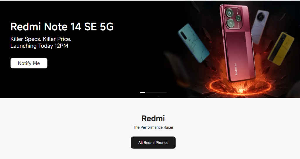 Redmi Note 14 SE 5G Launch