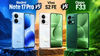 Redmi Note 17 Pro vs Vivo S2 FE vs Oppo F33: Price in India, display, camera and other specs compared