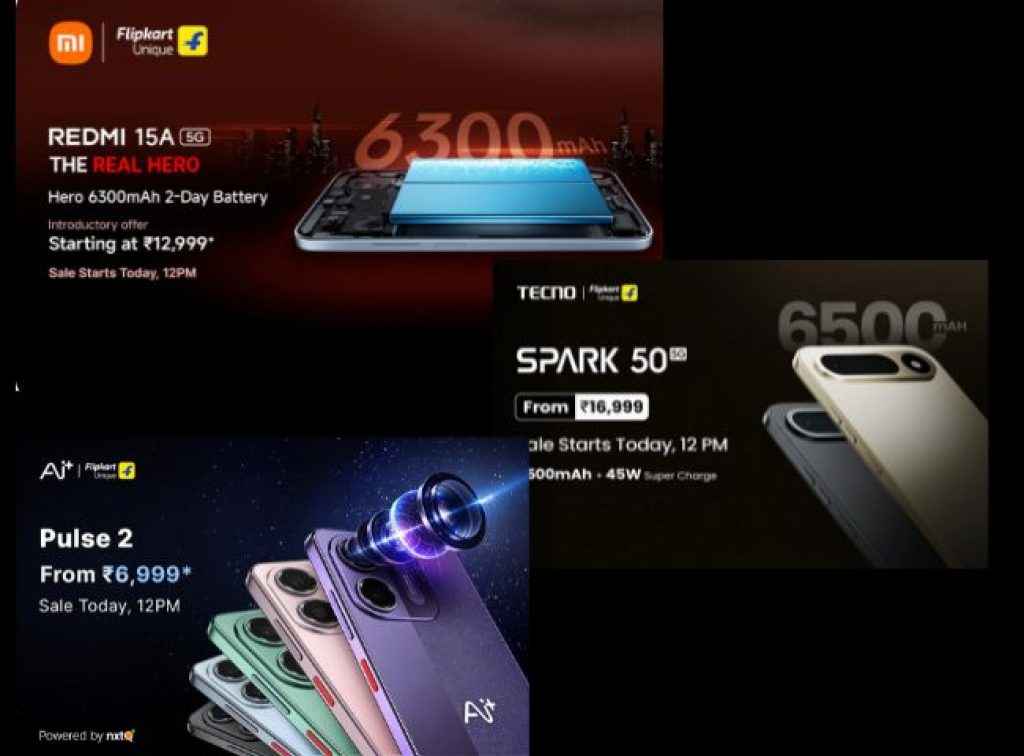 Redmi, tecno and pulse