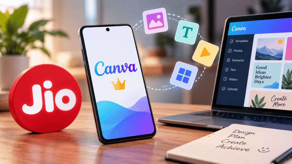 Reliance Jio users to get free Canva Pro subscription