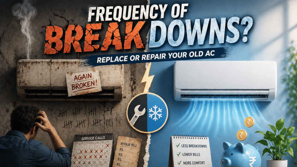 Replace or repair your old AC 3