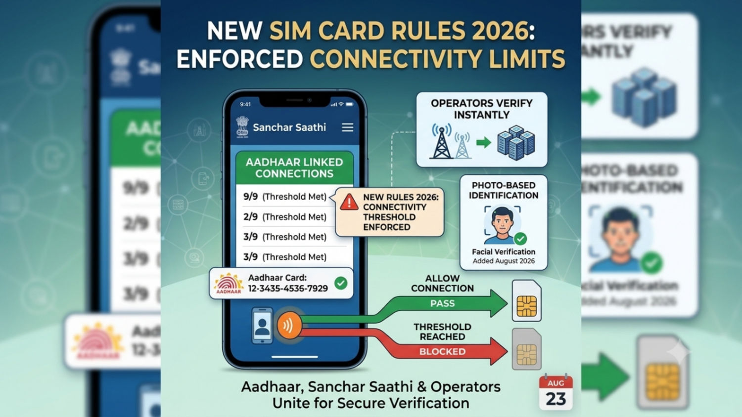 New SIM rules 2026: How to check mobile numbers linked to your Aadhaar