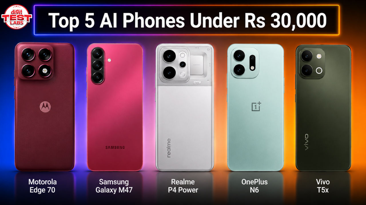 5 best AI smartphones to buy under Rs 30,000 in India: Motorola Edge 70, Galaxy M47 and more