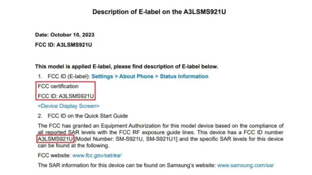 Samsung Galaxy S24 series spotted on FCC certification: Here's what to expect
