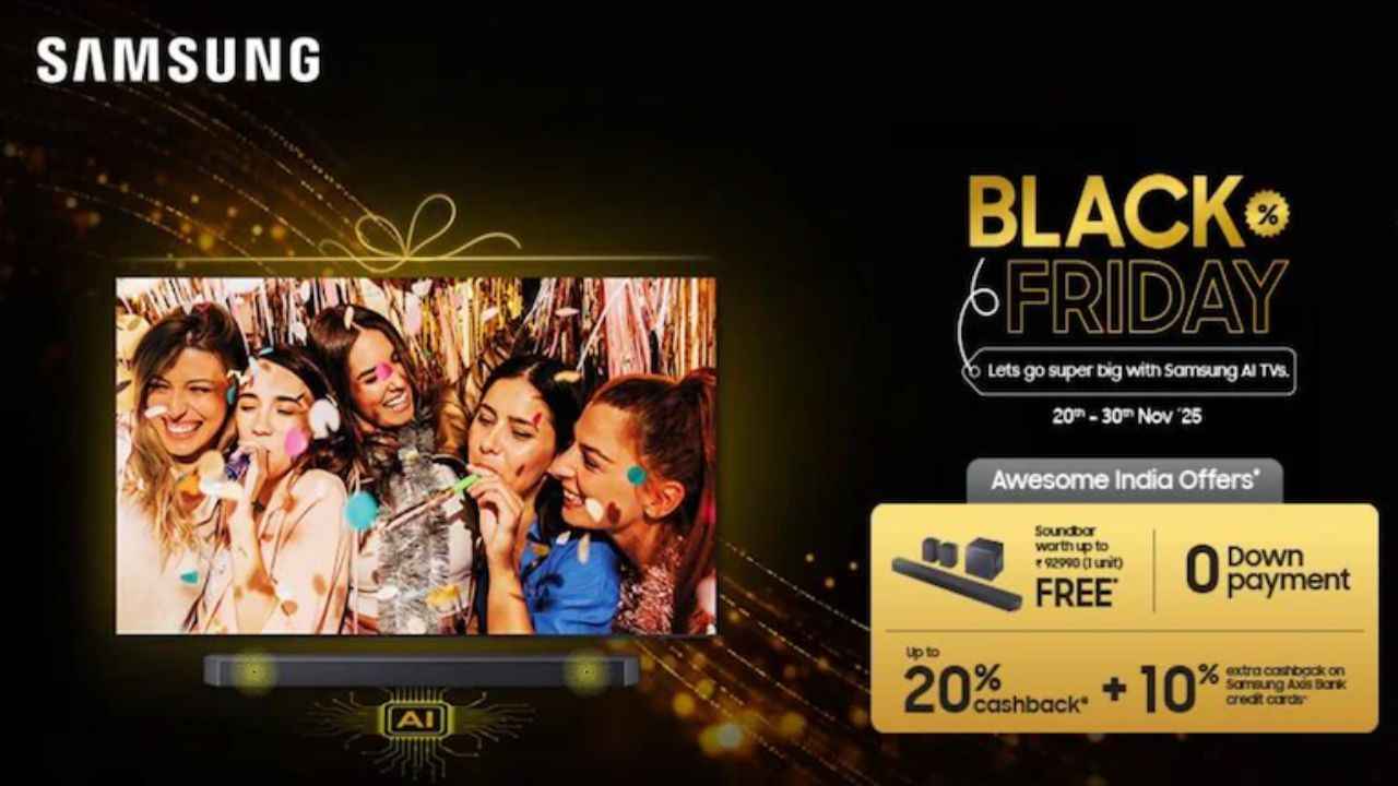 Samsung Black Friday Sale: சாம்சங் TV வாங்குனா இலவசமாக கிடைக்கும் soundbar மற்றும் பல ஆபர்கள்