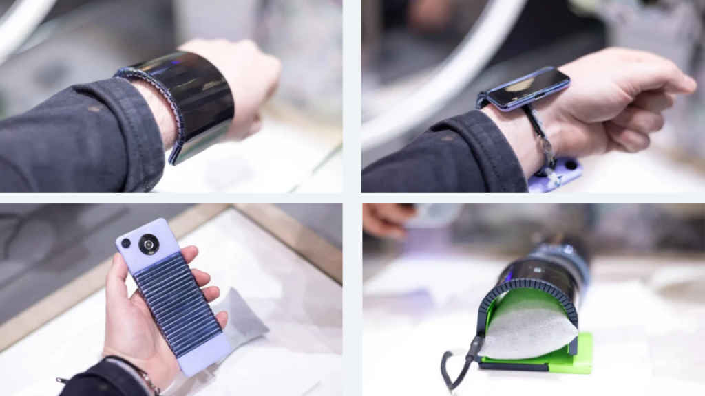 Samsung reveals bendable concept phone at MWC 2024