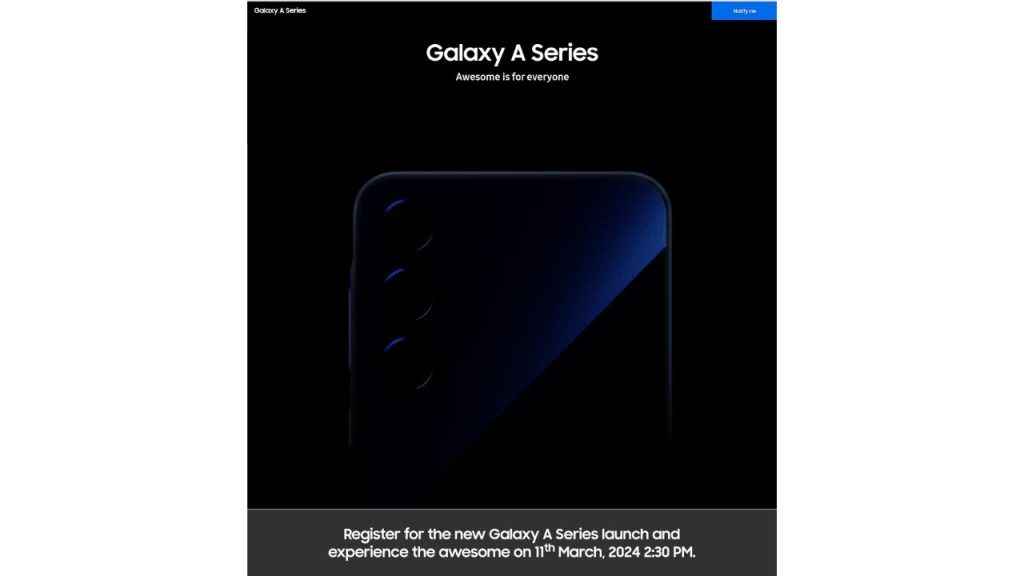 Samsung Galaxy A55 5G, Galaxy A35 5G launch date