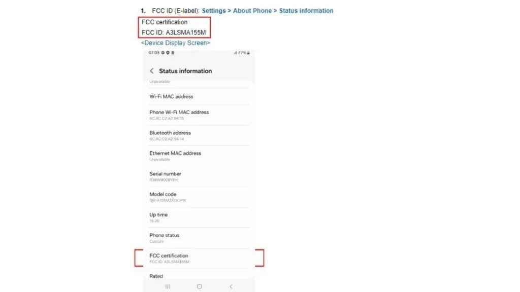 Samsung Galaxy A15 4G appears on FCC certification with 25W charging support
