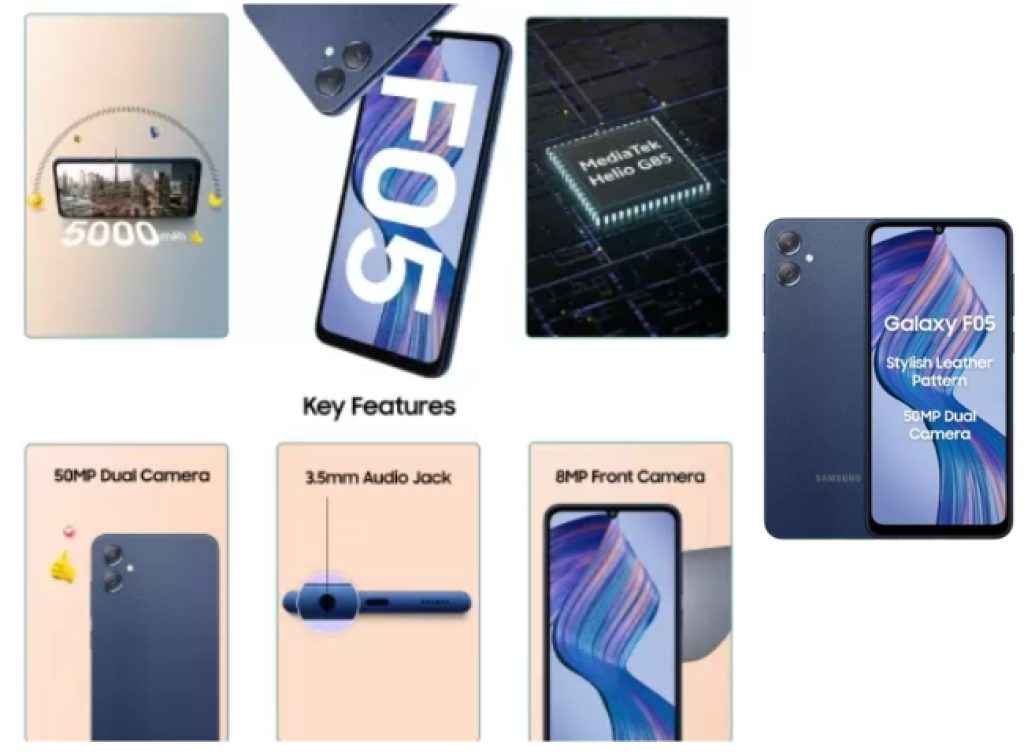 Samsung Galaxy F05 Features