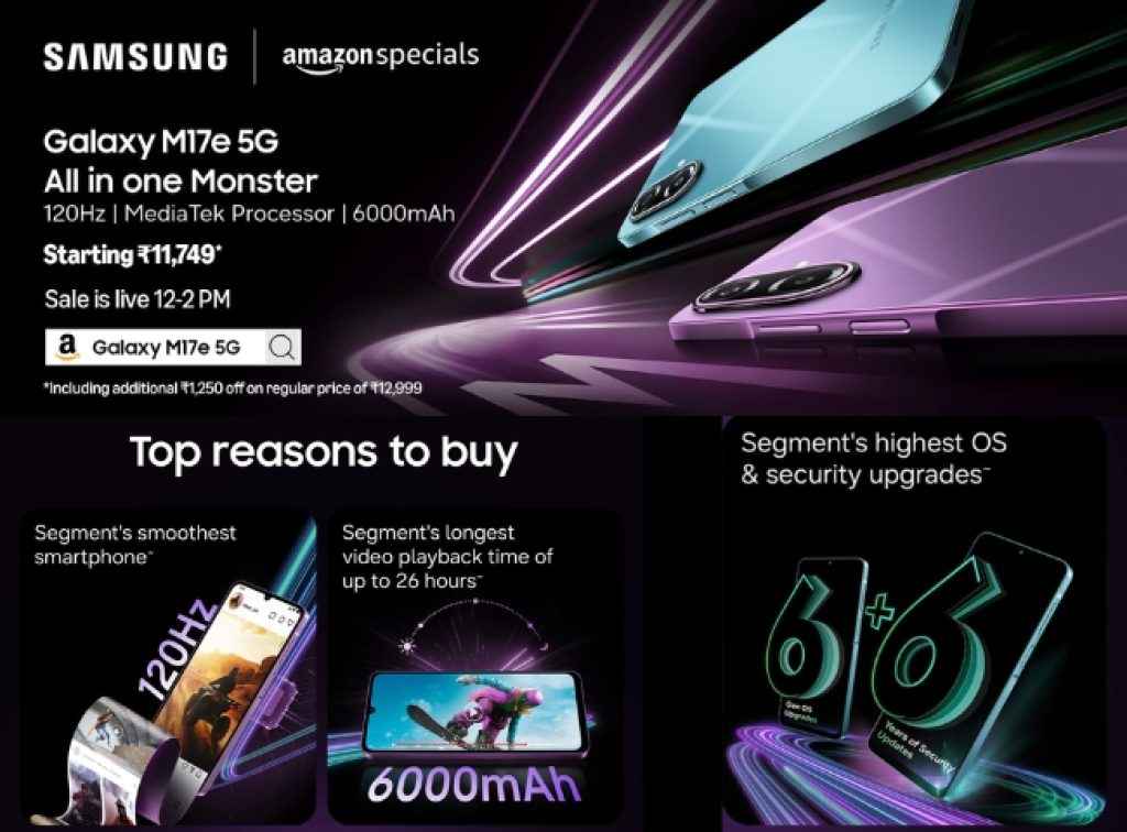 Samsung Galaxy M17e 5G Price and features