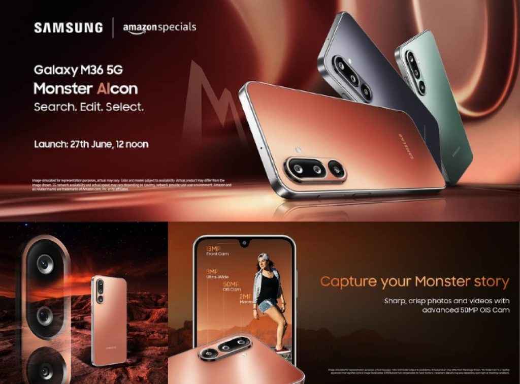 Samsung Galaxy M36 5G India Launch on June 27