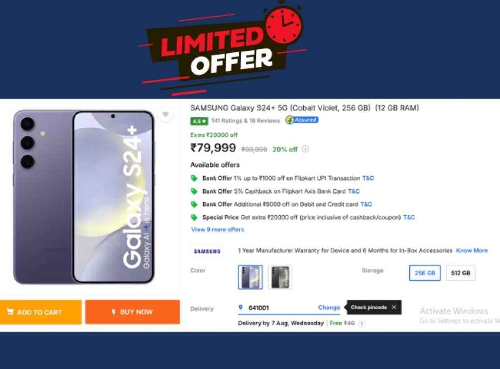 samsung galaxy s24 plus 5g gets 20000 rs price cut now