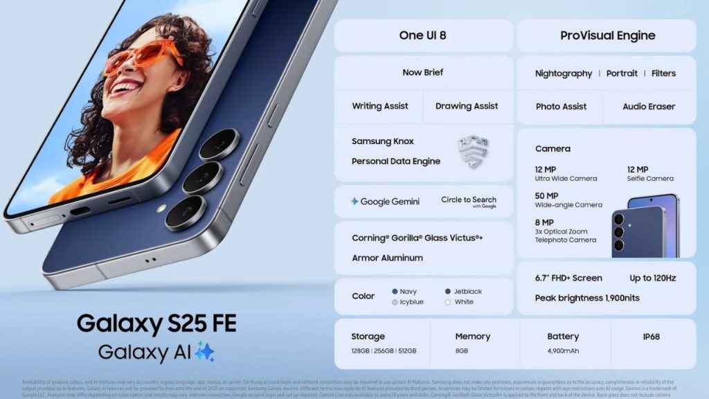 Samsung Launched Galaxy S25 FE 