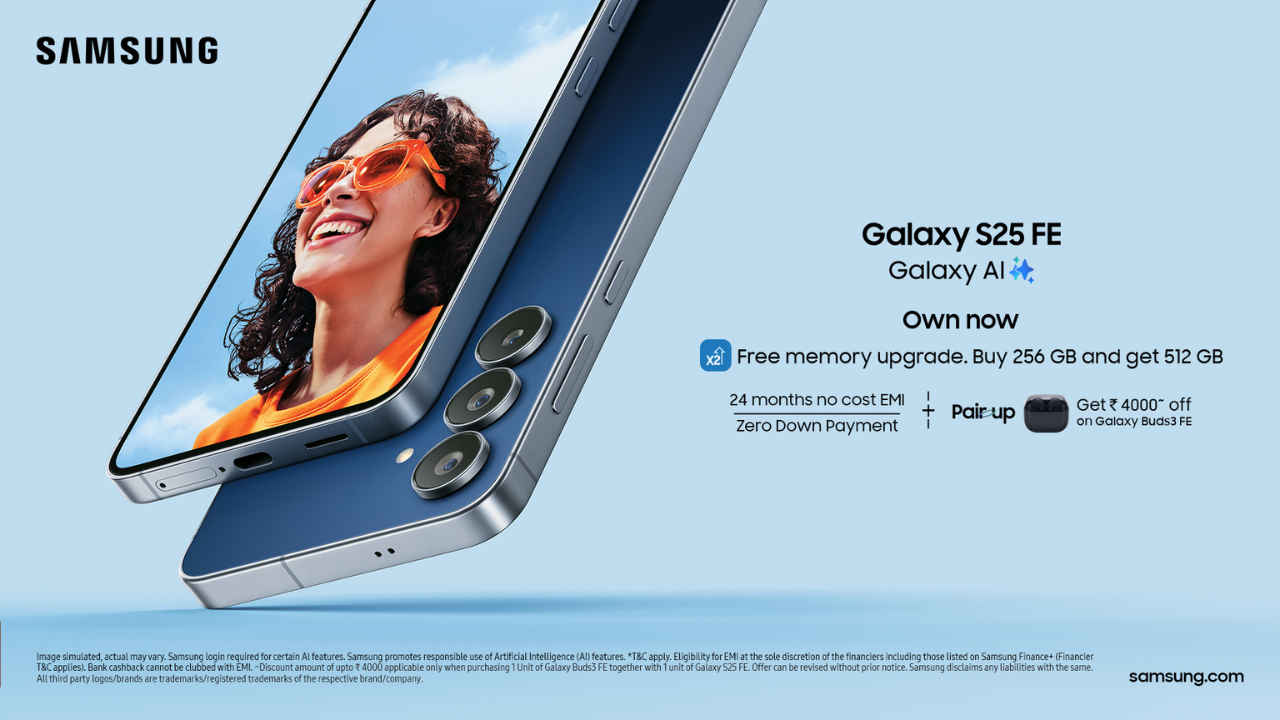 Samsung Galaxy S25 FE की इंडिया में सेल शुरू, 512GB वाला वेरिएंट 256GB के प्राइस में खरीदने का सुनहरा मौका