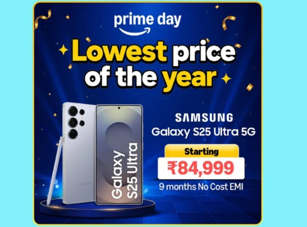 Samsung Galaxy S25 Ultra prime day sale deal
