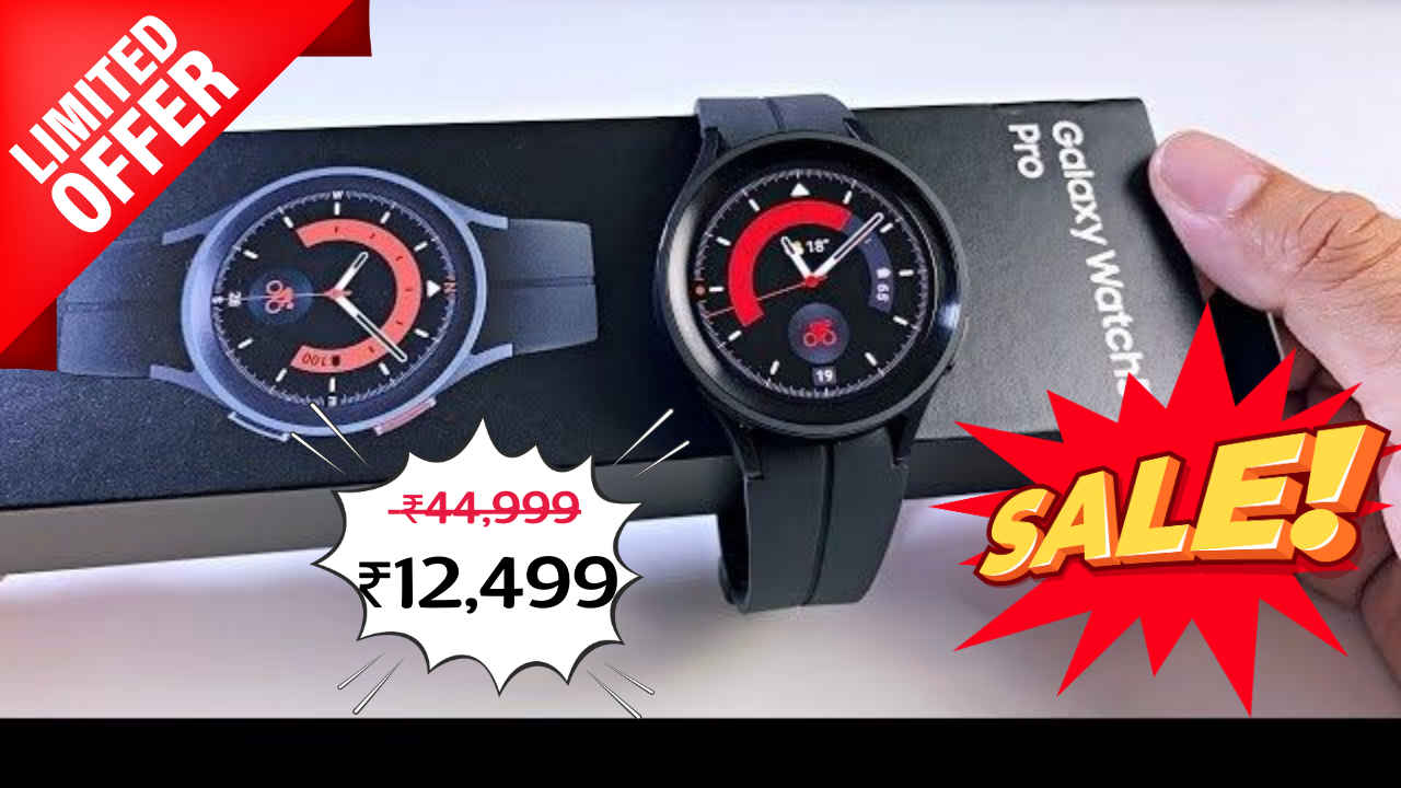 ₹45,000 ರೂಗಳ Samsung Galaxy Watch5 Pro Bluetooth ಅಮೆಜಾನ್‌ನಲ್ಲಿ ₹12,499 ರೂಗಳಲ್ಲಿ ಲಭ್ಯ!