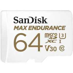 SanDisk MAX Endurance 64GB UHS-I U3 V30 A2 C10 microSDHC Card