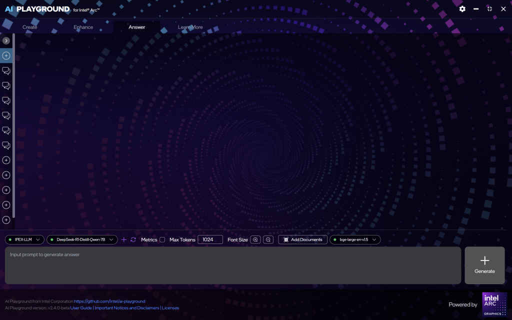 How to Use Intel AI Playground Effectively and Run LLMs Locally - How to start chatting