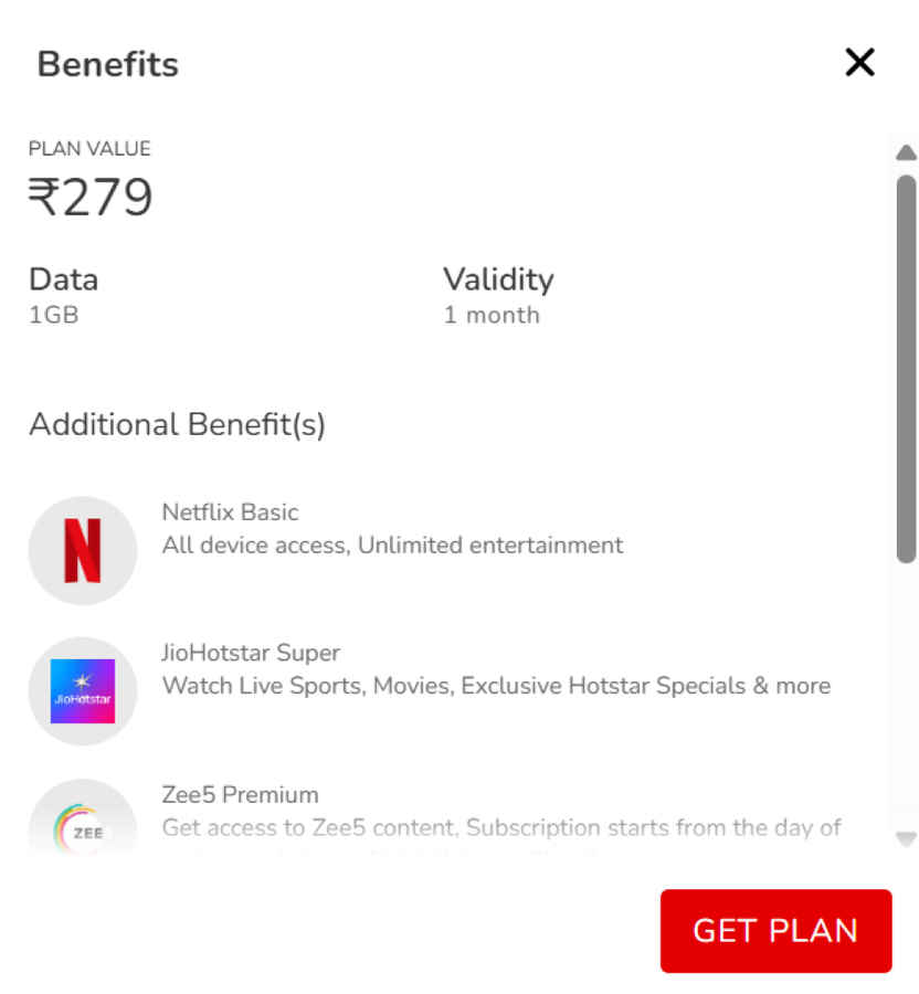 Airtel Best Recharge Plans - JioHotstar