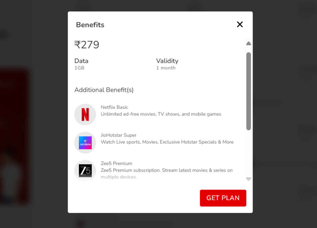 Airtel Plans - Netflix and JioHotstar
