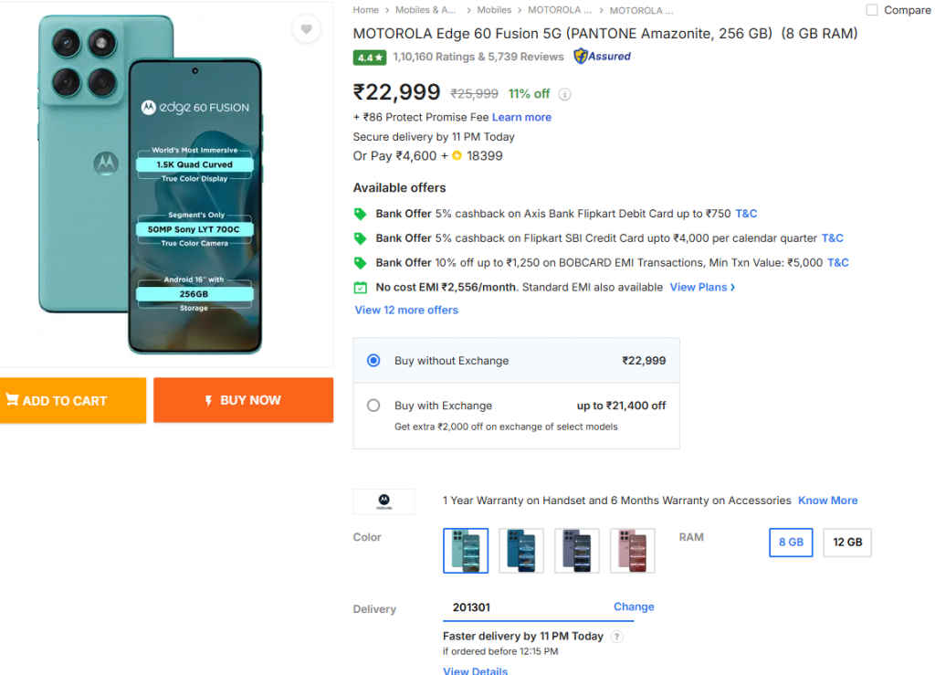 Motorola Edge 60 Fusion 5G