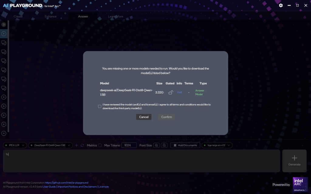 How to Use Intel AI Playground Effectively and Run LLMs Locally - loading a custom model