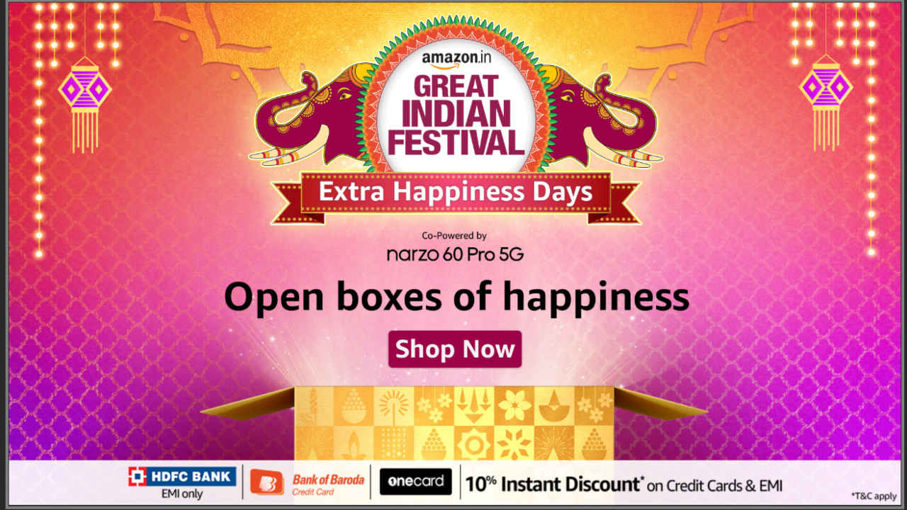Amazon Extra Happiness Days sale 75 இன்ச் கொண்ட டிவியில் செம்ம ஆபர்.