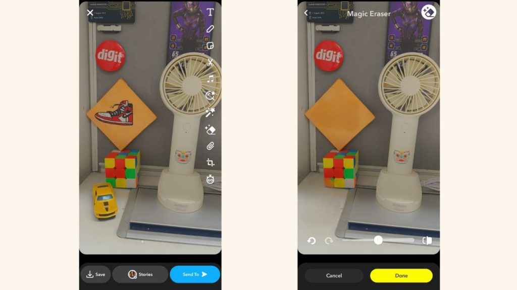 Magic Eraser feature on Snapchat: How to remove unwanted people or objects from photos
