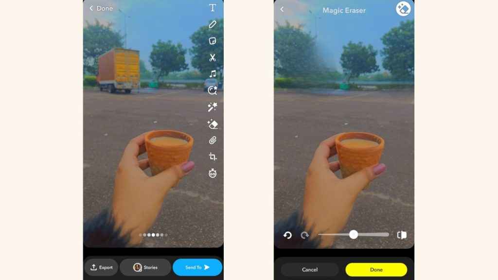 Magic Eraser feature on Snapchat: How to remove unwanted people or objects from photos