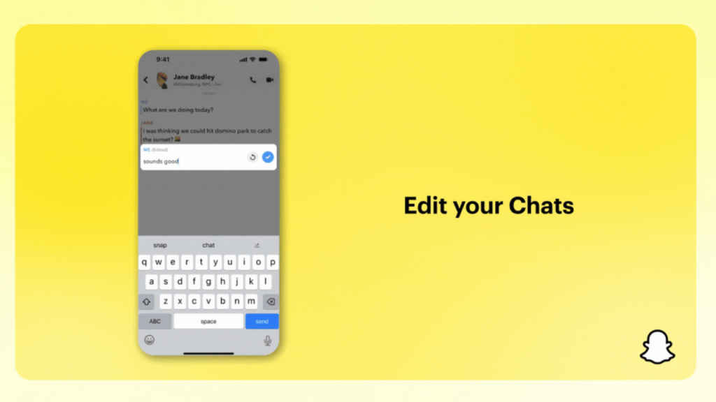 Snapchat announces Editable Chats, Emoji Reactions, new AI features & more
