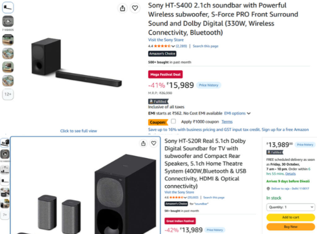 Sony Dolby soundbar deals on amazon gif sale