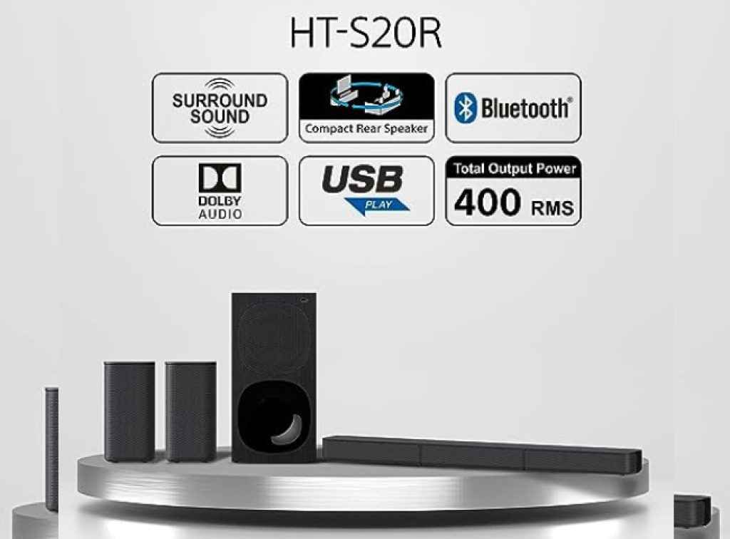 Sony HT-S20R Real 5.1ch soundbar offer on amazon GIF sale 2023