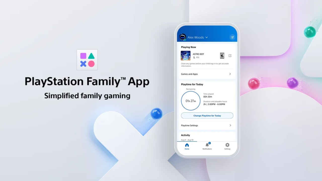 Sony launches PlayStation Family app to help parents monitor kids’ gaming habits