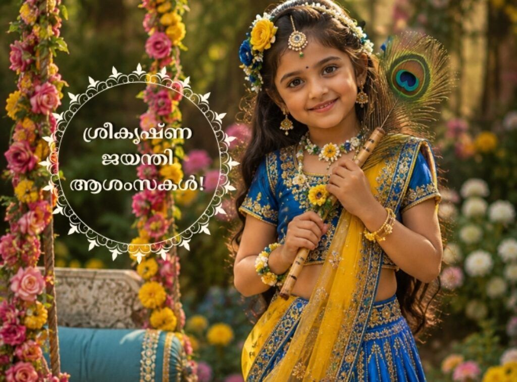 Sree Krishna Jayanthi Wishes in Malayalam