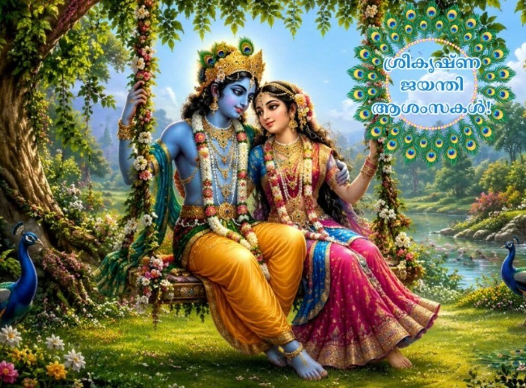 Sree Krishna Jayanthi Wishes in Malayalam