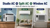 Studio AC vs split vs window AC: Which one is affordable and offers better cooling for your room