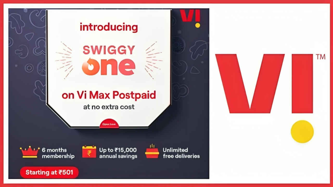 ವೋಡಾಫೋನ್ ಐಡಿಯಾ (Vi) ಆಯ್ದ ಬಳಕೆದಾರರಿಗೆ ಉಚಿತ Swiggy One Membership ಚಂದಾದಾರಿಕೆಯನ್ನು ನೀಡುತ್ತಿದೆ