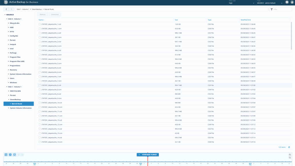 Active Backup for Business by Synology, providing agentless backup, centralised monitoring, and business continuity solutions for IT administrators.